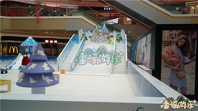 广西桂林万达中庭滑雪乐园(图2)
